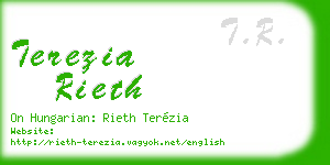 terezia rieth business card
