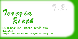 terezia rieth business card